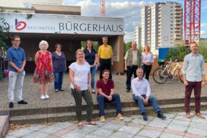 Co-Vorsitzende Birgit Glade, Co-Vorsitzender Patrick Woschek, Fraktionsvorsitzende Monika Pauly, stellvertretender Vorsitzender Janis Machtanz, stellvertretende Juso-Kreisvorsitzende Gina Mahlke.